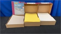 3 Boxes - File Folders