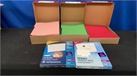 3 Boxes File Folders, 2 Boxes Mailing Labels