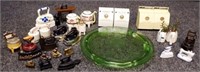 S & P Shakers, Glass Cake Plate, & More