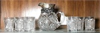 Sterling Rimmed American Brilliance Pitcher