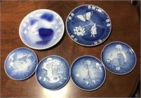 Copenhagen Christmas Plates