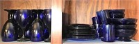 Blue Glass Dinnerware