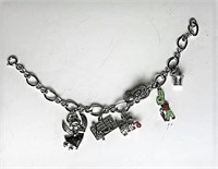 Childs Bracelet with Sterling Charms