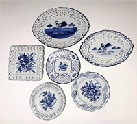 Blue and White Lillian Vernon Plates