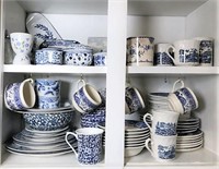 Blue and White Dinnerware