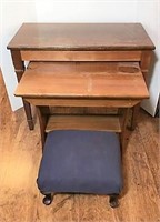 Piano Bench and Stools