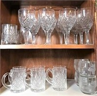 Crystal Water Glasses and Mugs