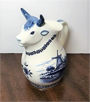Delft Blue Hand Painted Pitcher