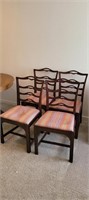 Set of 4 antique chairs