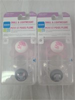 MAM brand Newborn girl soothers 2 packs