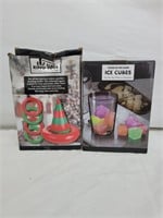 Glow In the Dark Ice Cubes + Ring Toss Game