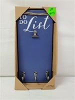 To Do List Board With Hooks 6.25"×13"