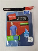 Hanes Mens Size Large T Shirt- 2 pack