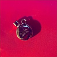 Tiny ChanelChance silver promotional perfume charm