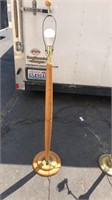 61 Inch Tall Standing Wooden Lamp