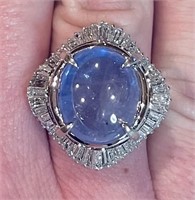 GIA Certified PLATINUM 19.36cts Sapphire