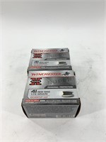Two 20 round boxes of .41 REM MAG hand gun cartrid