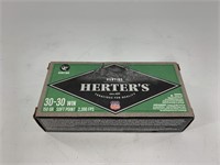 20 round box of 30-30 cartridges  *WE WILL NOT SHI
