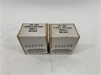 Two 30 round boxes of 5.56 X45MM   *WE WILL NOT SH