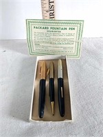 Vintage Packard Pen Pencil Set