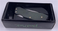 Benchmark BMK 032 belt buckle knife with original