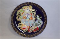 Vintage Porcelain Art Plate