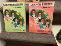 4 Lennon Sisters paper doll cut outs