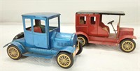 VINTAGE TIN CARS - GOOD CONDITION