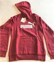 Puma Burgundy Regular Fit Hoodie Size S