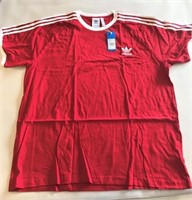 Adidas Red T-Shirt Size 2XL
