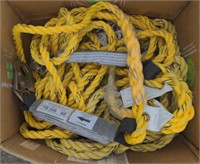 Box of Yellow Fall Protection Rope Lanyards