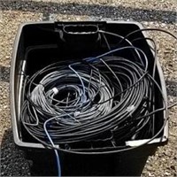 Tote of twisted sheilded pairs and cat 5 network