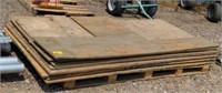 Pallet of plywood sheets 4'x8'