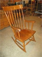 Modern Windsor Style Rocking Chair