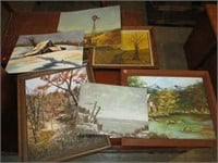 Lot (6) Oil Paintings