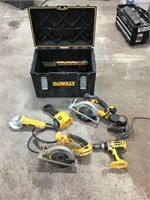 Dewalt tool box and tools