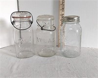 3 Canning Jars