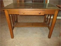 Oak 1 Drawer Table