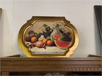 Fruit Decorated Serving Tray