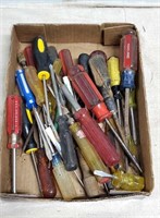 Flat of miscellaneous screwdrivers