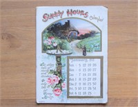 Antique Circa 1913 "Sunny Hours" Desk Calendar