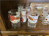 Vintage Espana Beer Mugs, Glasses