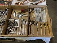 Assorted Flatware & Cheese Knives