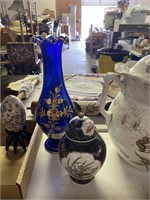 Cobalt Blue Vase, Ginger Jar