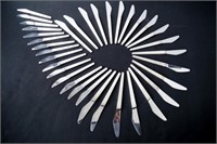 Hans Hensen for Rosenthal Sterling flatware knives
