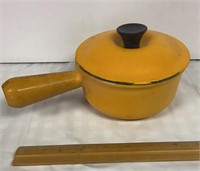 Le Creuset cast iron pan