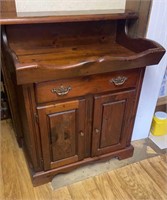 Pine dry sink