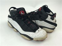 Nike Jordan 6 Rings Black White Red Shoes Men's 14