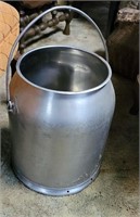 Large stainless bucket