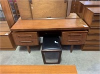 MID CENTURY DRESSING TABLE WITH FLOATING TOP